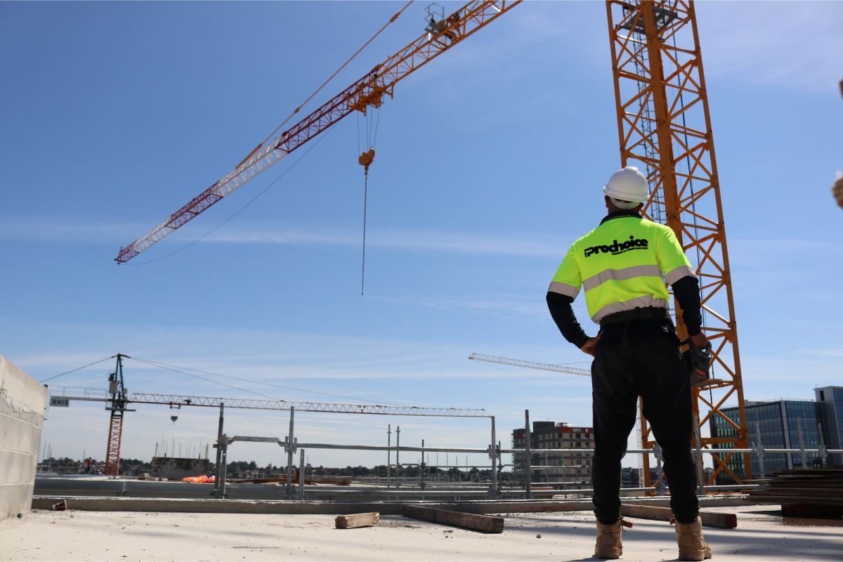 ProChoice crew on a Sydney construction site